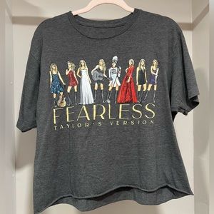 Taylor Swift Fearless Taylor’s Version Crop Top